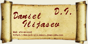 Daniel Ilijašev vizit kartica